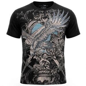 Avitus Y2K T-Shirt L Grunge Gothic Affliction Style
